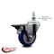 Service Caster 35 Inch Blue Polyurethane 10 MM Threaded Stem Caster with Brake SCC-TS20S3514-PPUB-BLUE-PLB-M1015 - alternate 2